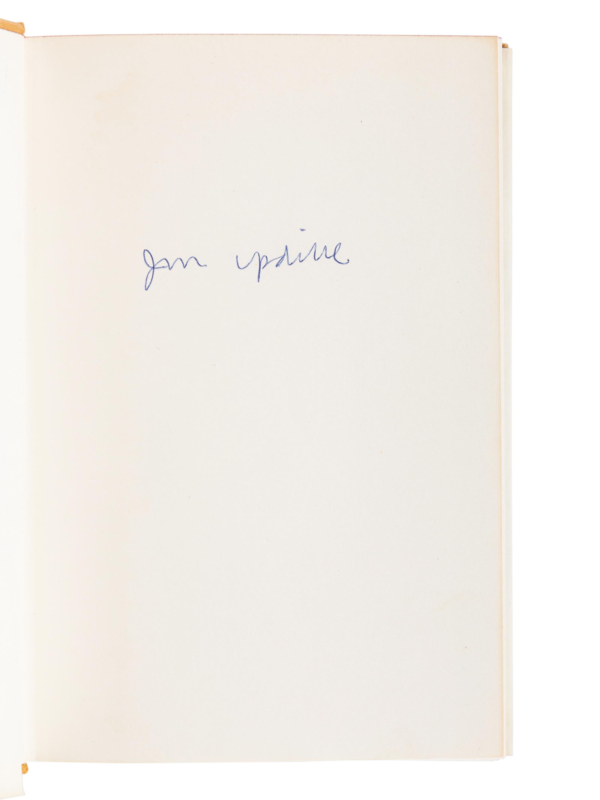 UPDIKE, John (1932-2009). A group of 4 FIRST EDITIONS of Updike’s Rabbit novels, most SIGNED, comprising: