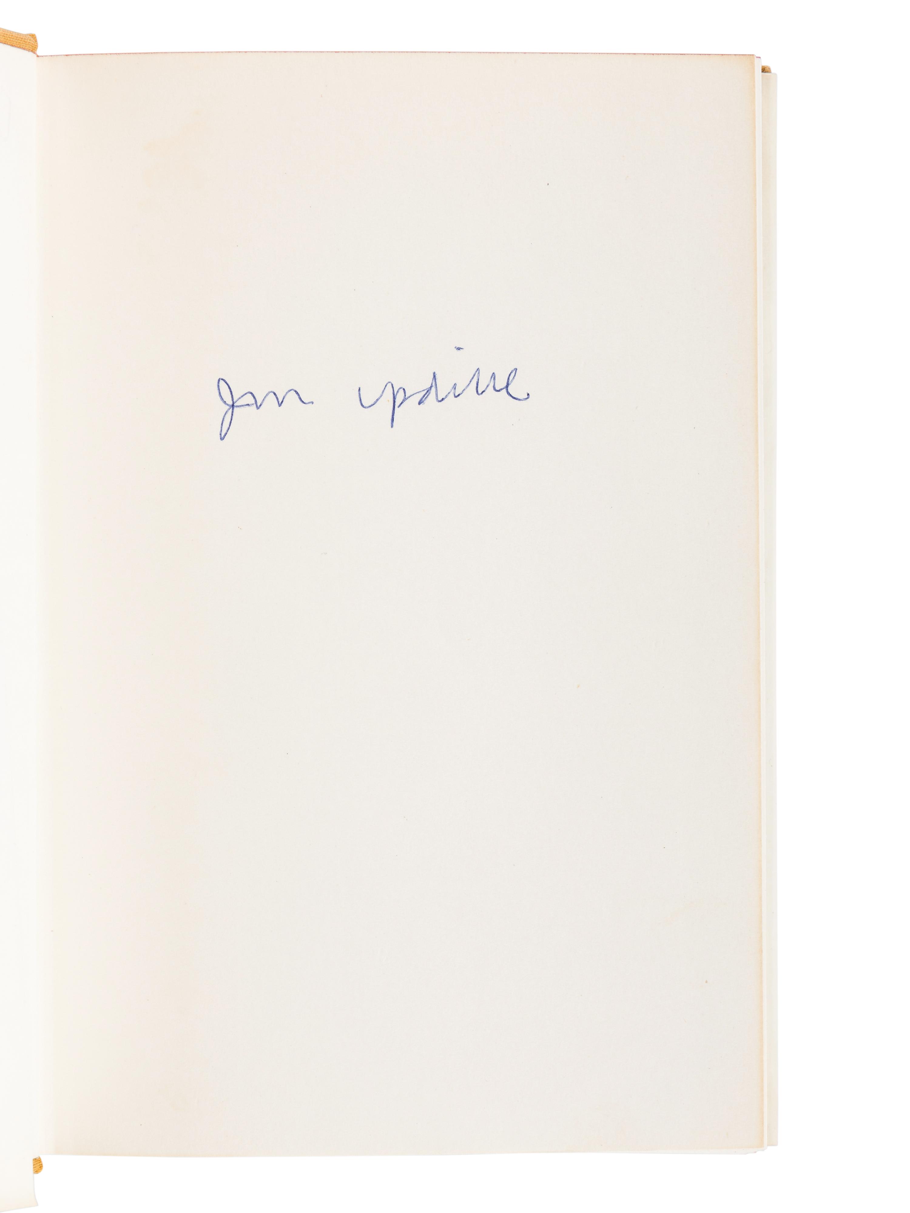 UPDIKE, John (1932-2009). A group of 4 FIRST EDITIONS of Updike’s Rabbit novels, most SIGNED, comprising: