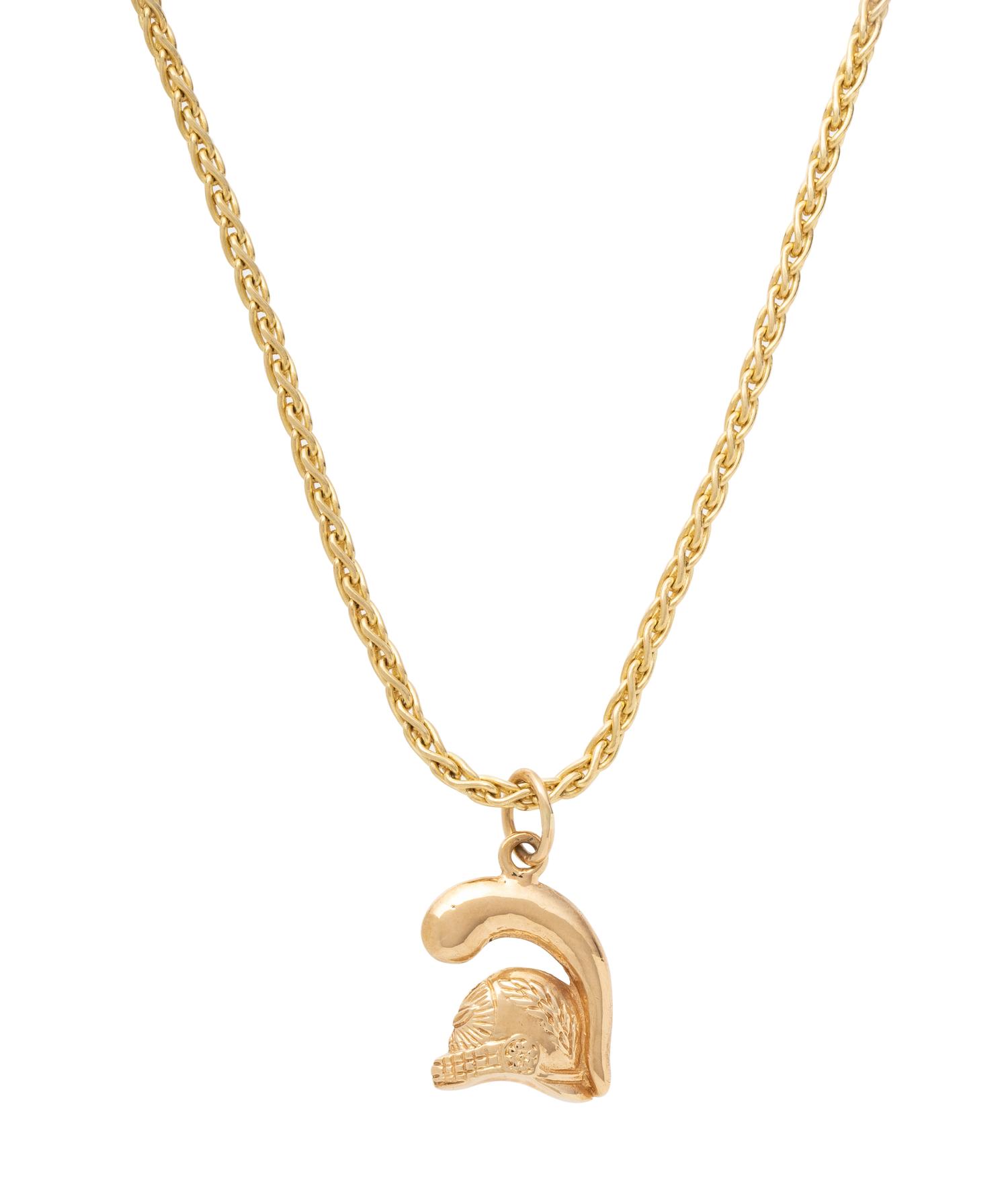 YELLOW GOLD PENDANT/NECKLACE