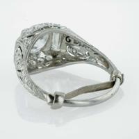A Platinum and Diamond Ring
