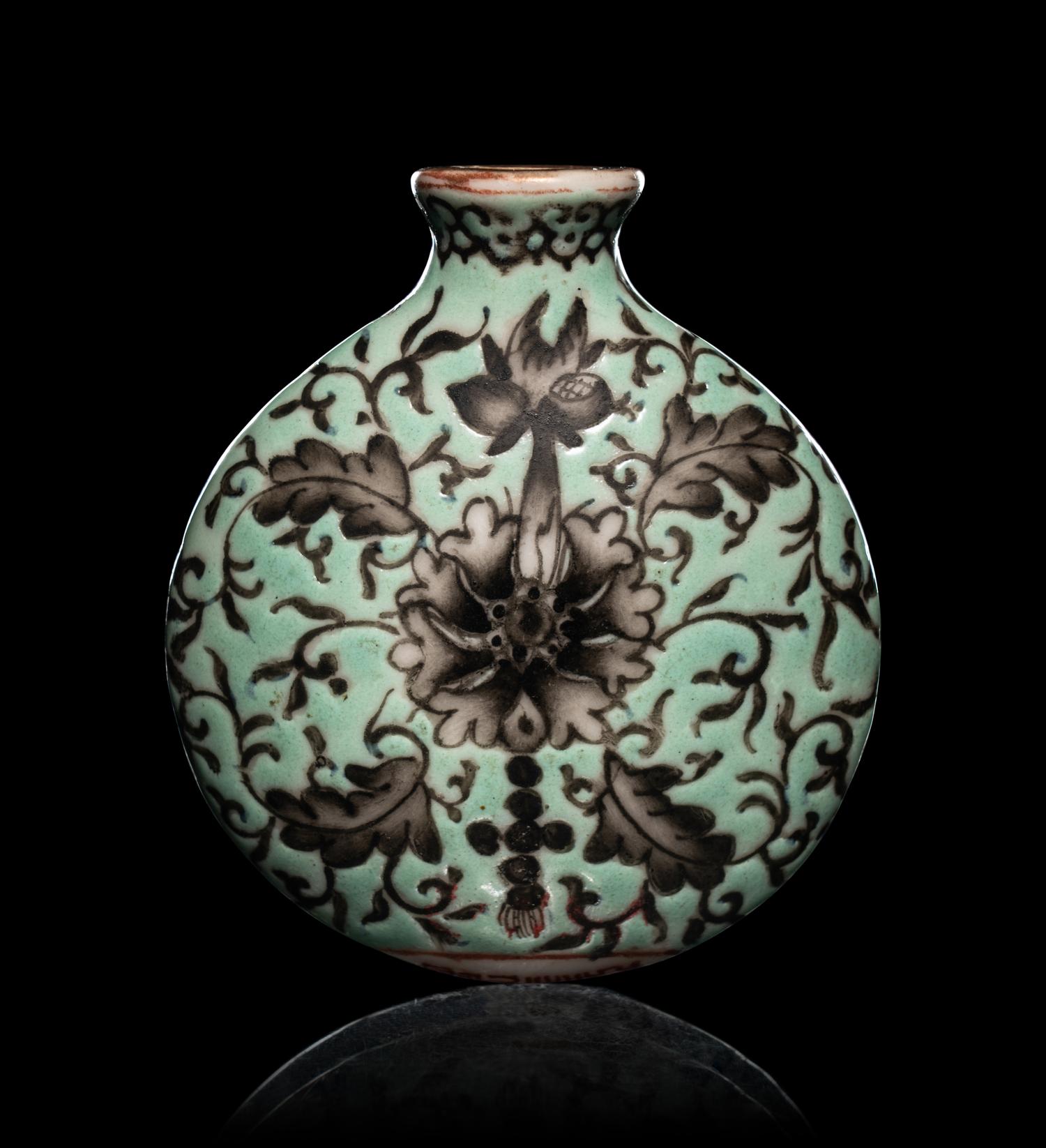 Two Chinese Porcelain Snuff Bottles