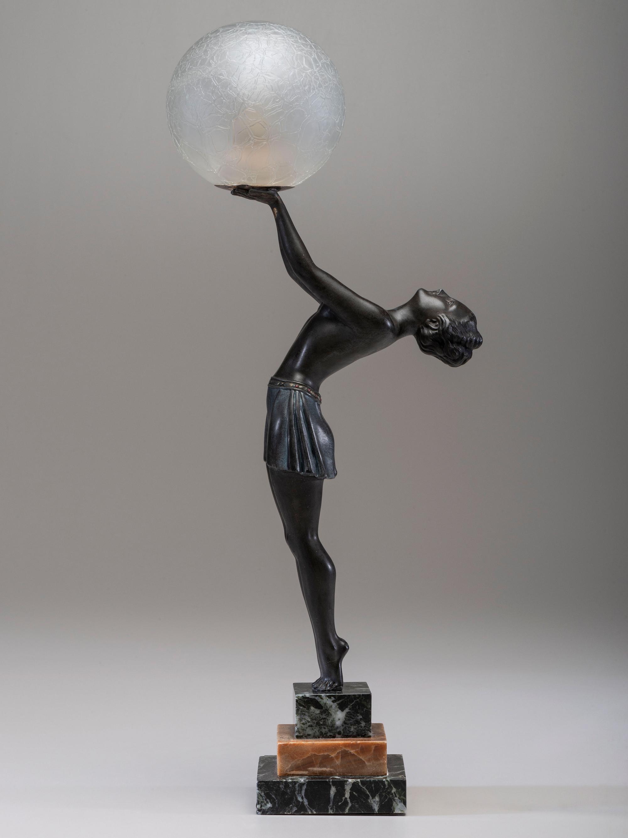 Art Deco Figural Lamp