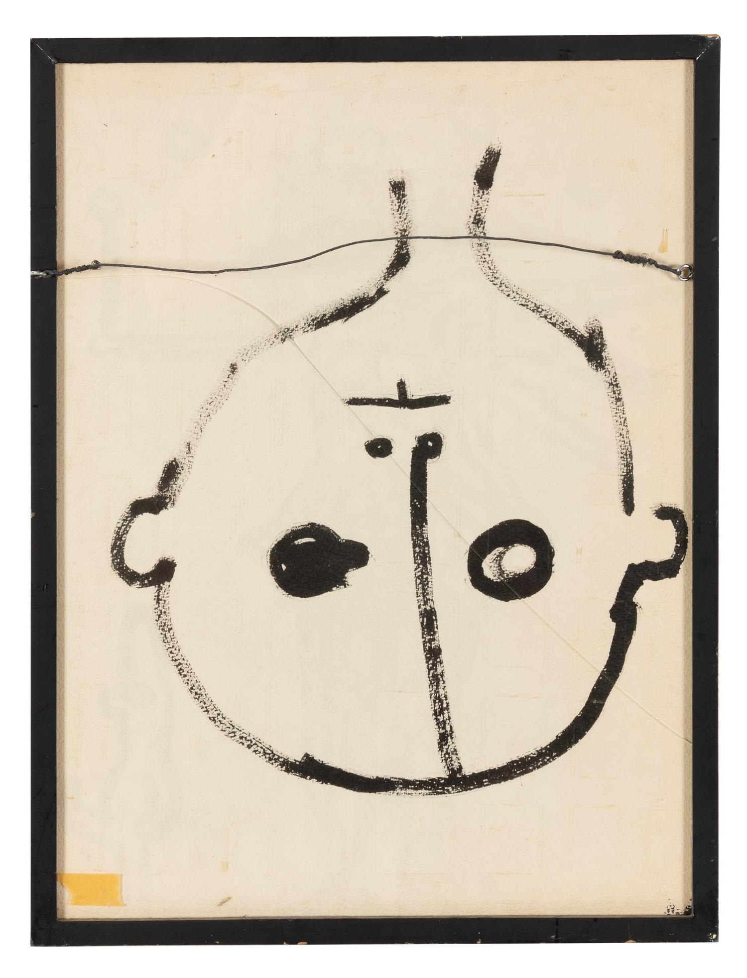 Untitled (Clown Juggler) backed with Untitled (Head)