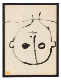 Untitled (Clown Juggler) backed with Untitled (Head)