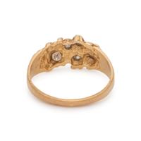 COLLECTION OF YELLOW GOLD AND DIAMOND RINGS