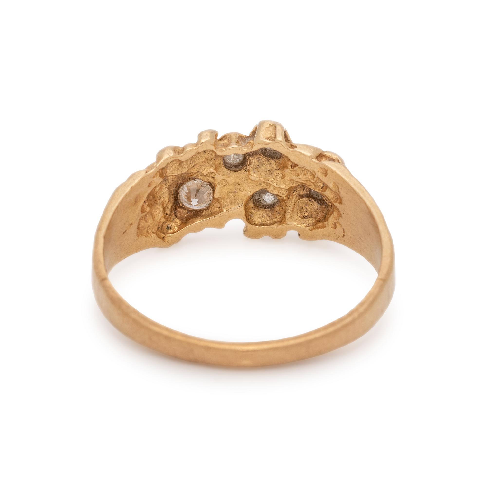 COLLECTION OF YELLOW GOLD AND DIAMOND RINGS