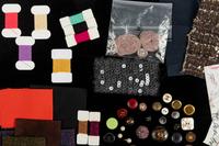 Chanel Buttons & Fabric Swatches, 2000-2010s