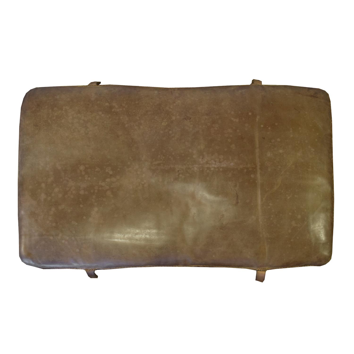 A Leather Gym Mat 70" W x 3" D x 40" H — Czech Republic, Circa 1930