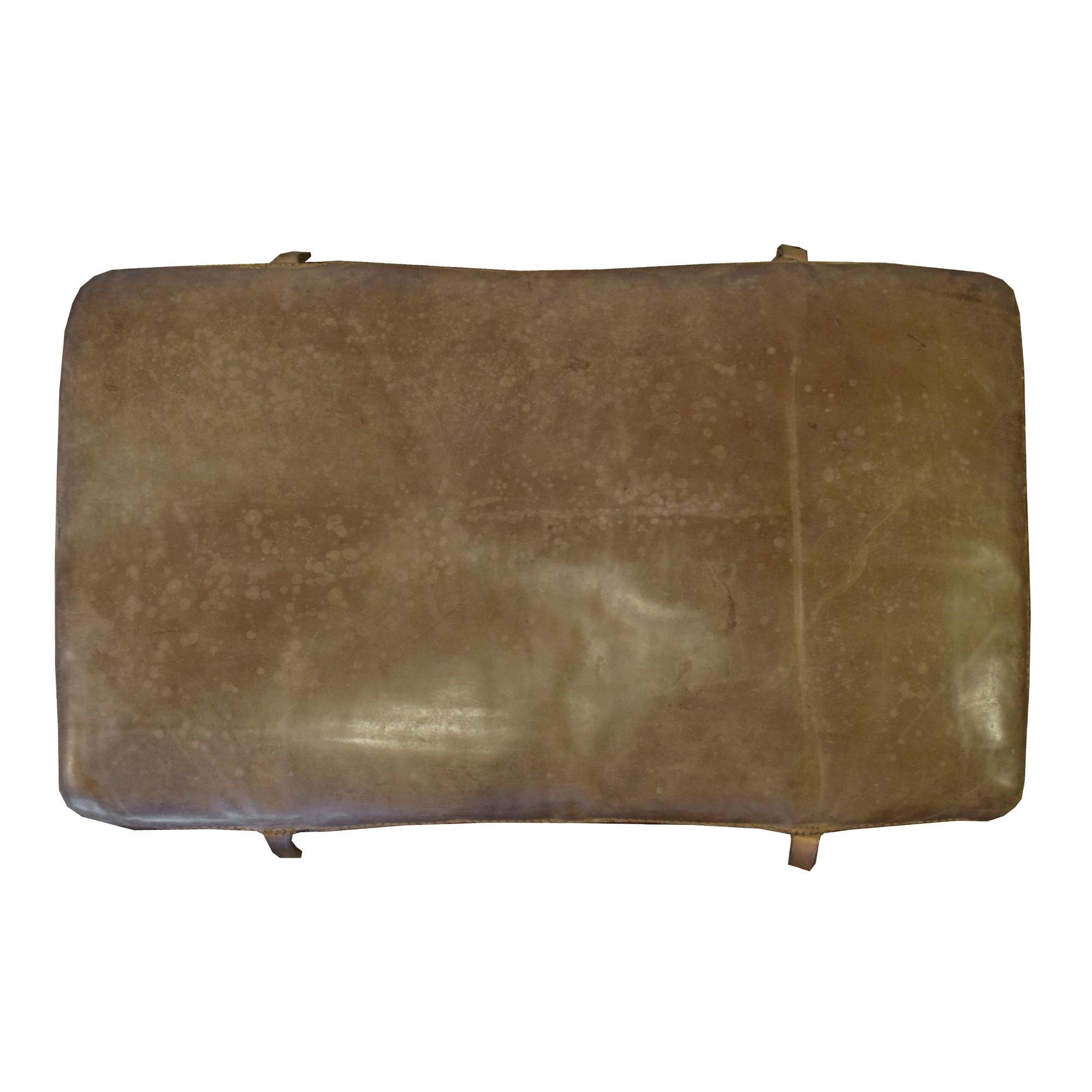 A Leather Gym Mat 70" W x 3" D x 40" H — Czech Republic, Circa 1930