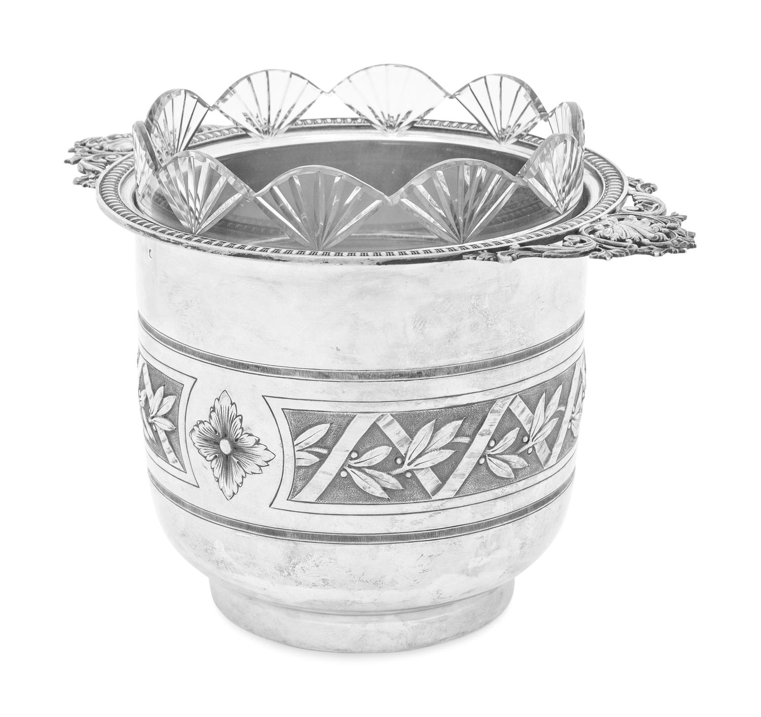 A French Silver Wine Cooler