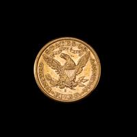 A United States 1887-S Liberty Head $5 Gold Coin