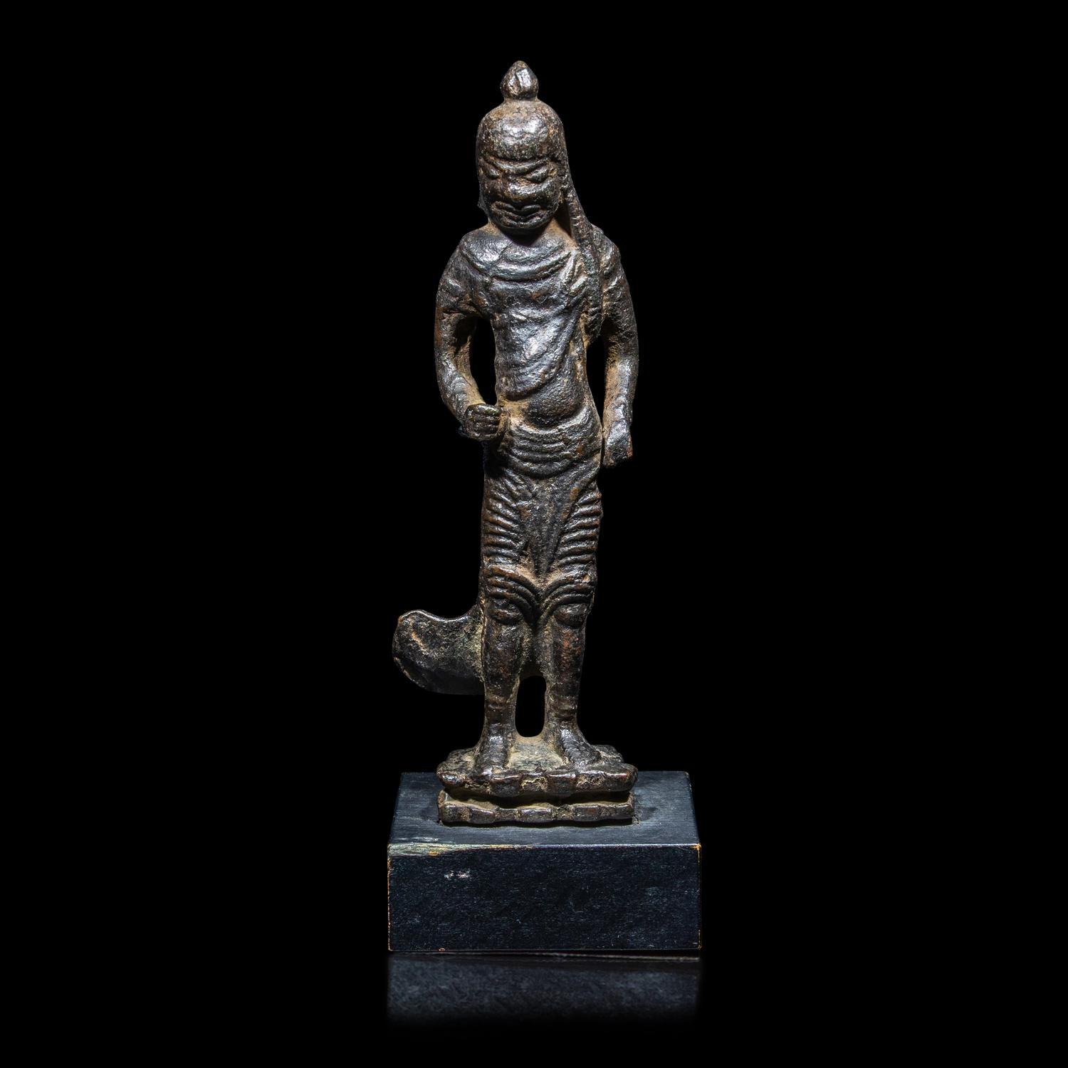 A Chinese Bronze Figure of Achala, Dali Kingdom 大理銅立佛
