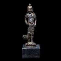 A Chinese Bronze Figure of Achala, Dali Kingdom 大理銅立佛