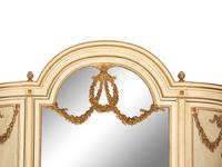 A Louis XVI Style Painted and Parcel Gilt Armoire — 20th Century