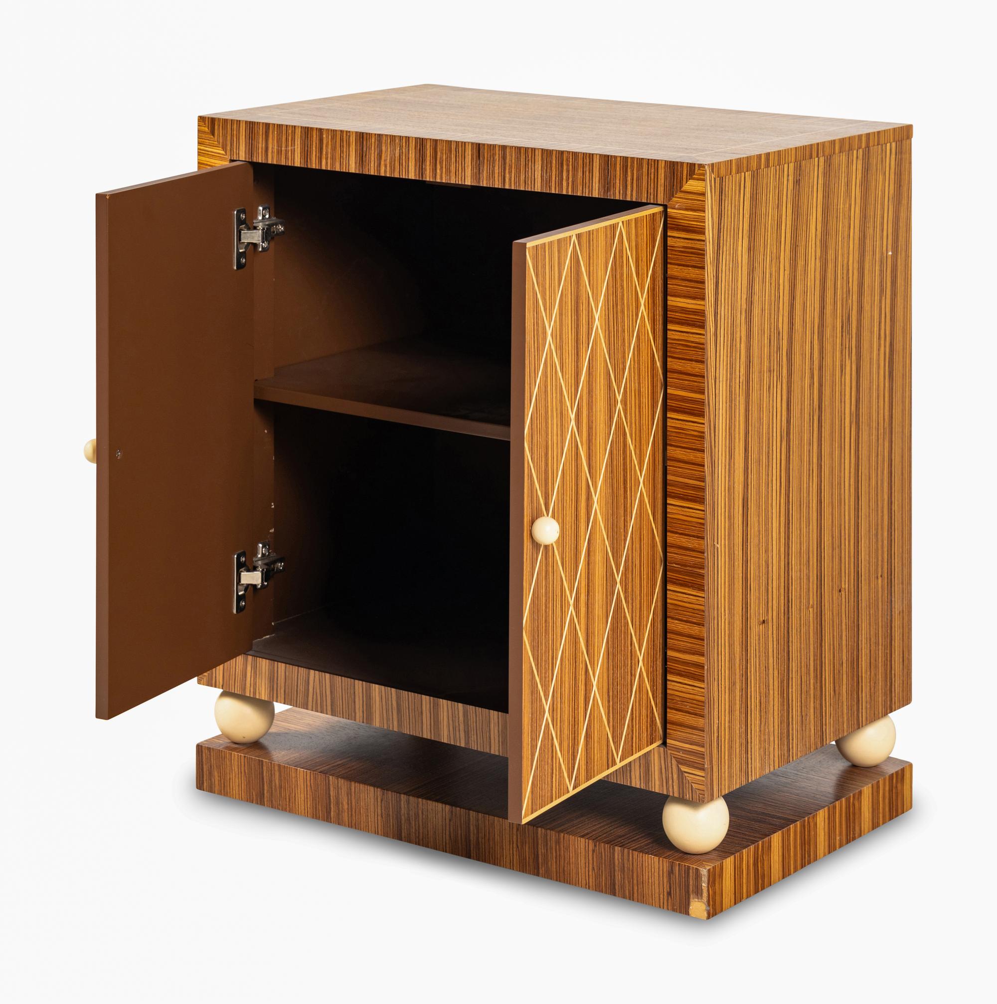 A Contemporary Marquetry Cabinet