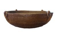 An Iron Kadai Bowl 42" W x 42" D x 14" H — India, Circa 1850