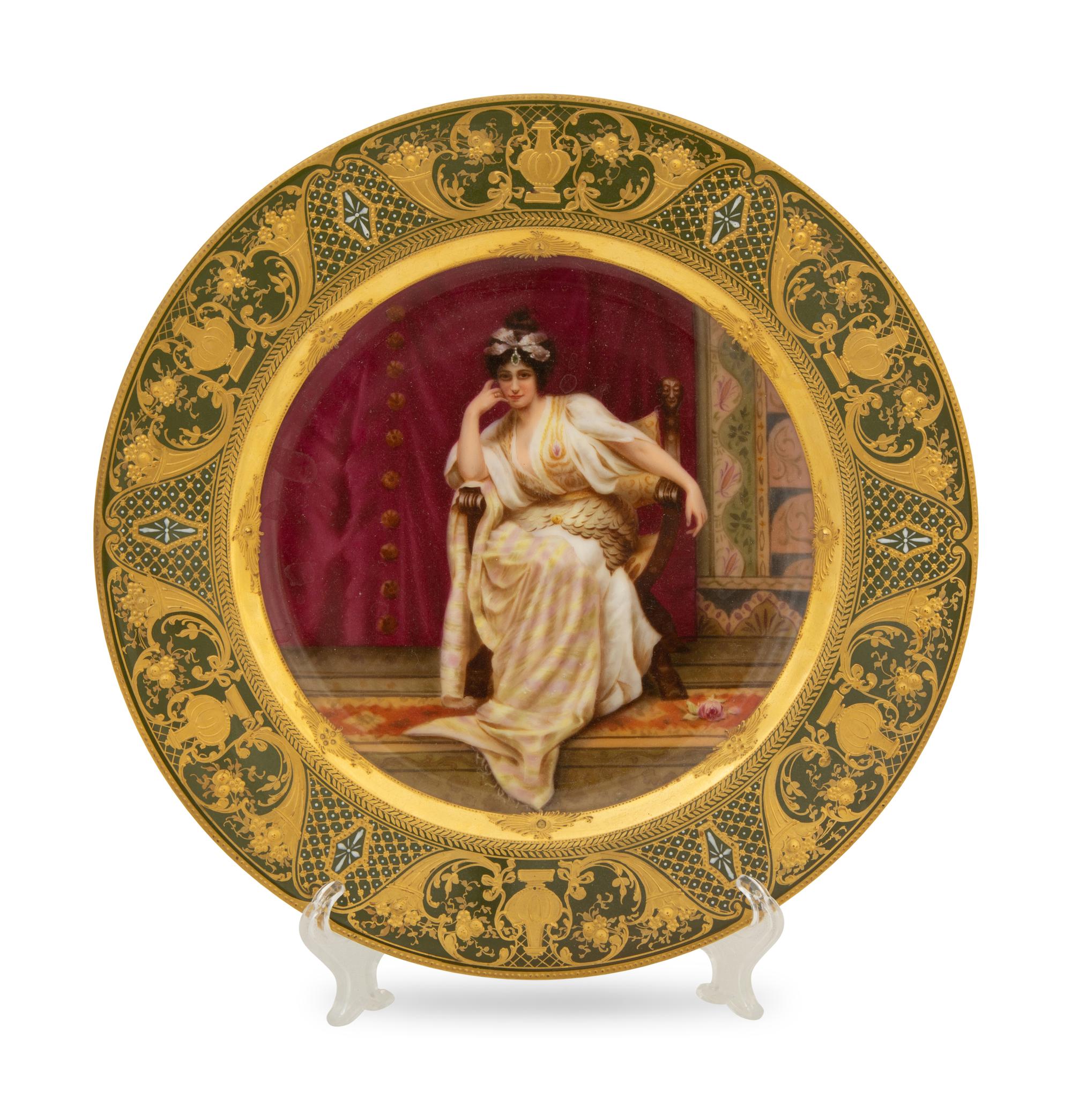 A Vienna Porcelain Cabinet Plate — 19TH CENTURY