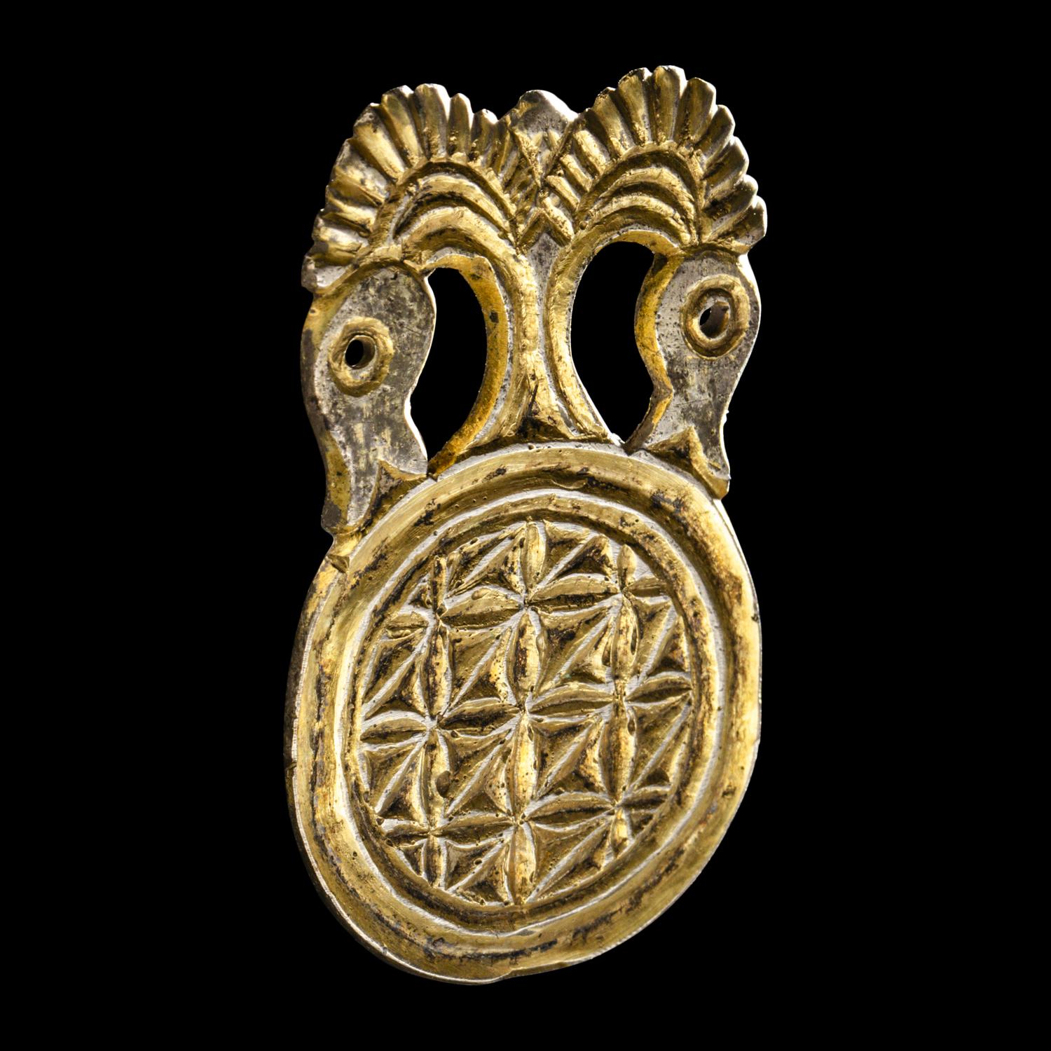 A Late Roman Gilt-Silver Belt Fitting