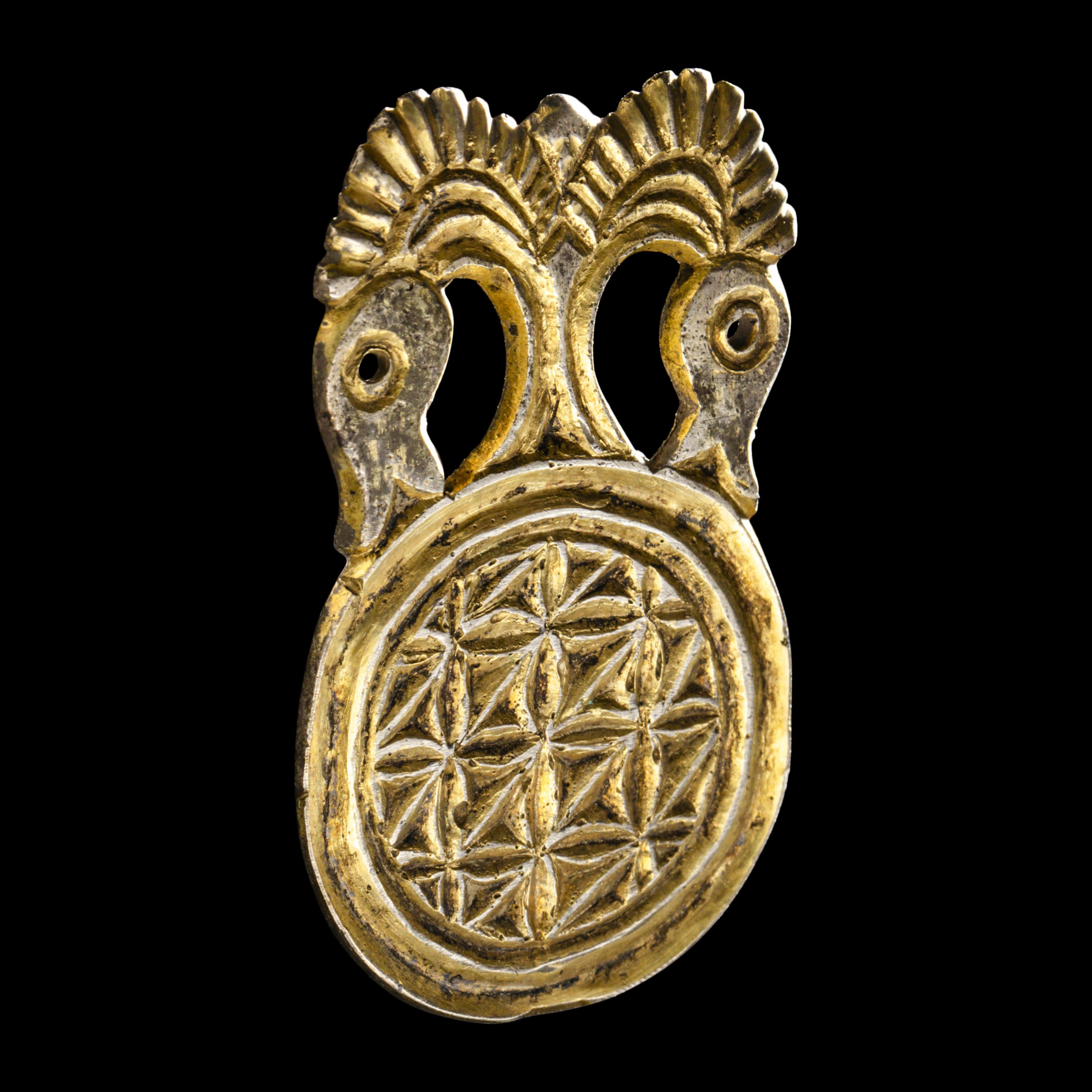 A Late Roman Gilt-Silver Belt Fitting
