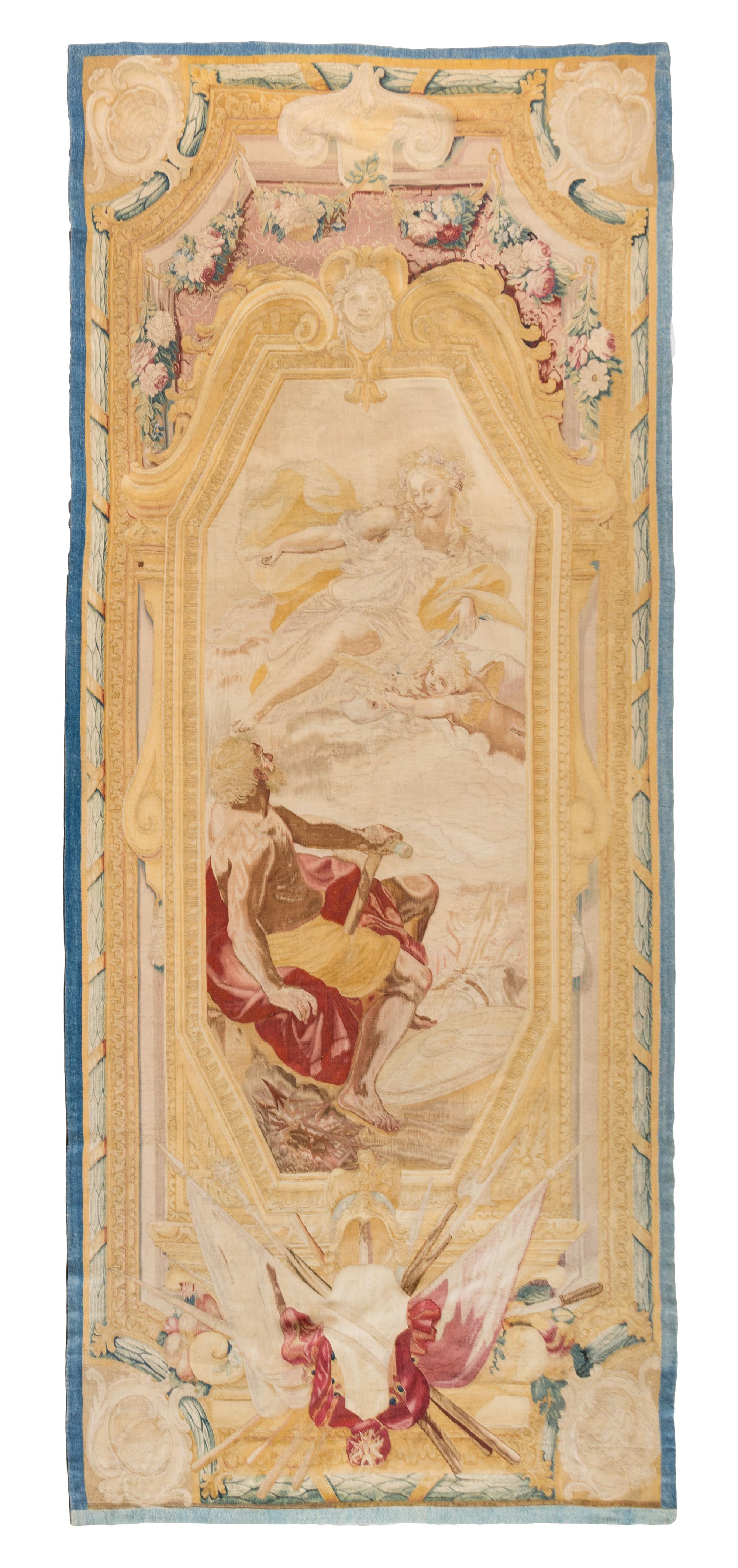 A Set of Four Italian Mythological Tapestries from the Loves of the Gods Series