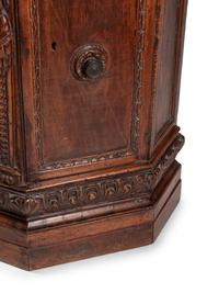 An Italian Baroque Walnut Console Cabinet