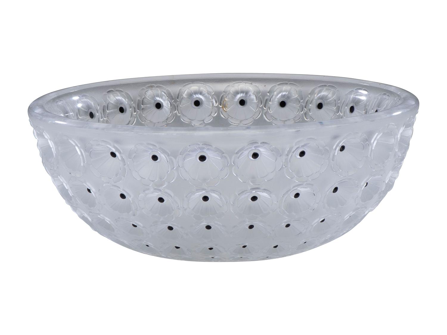 A Lalique ' Nemours' Glass Bowl