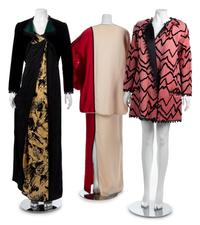 Two Geoffrey Beene Evening Ensembles, c1984