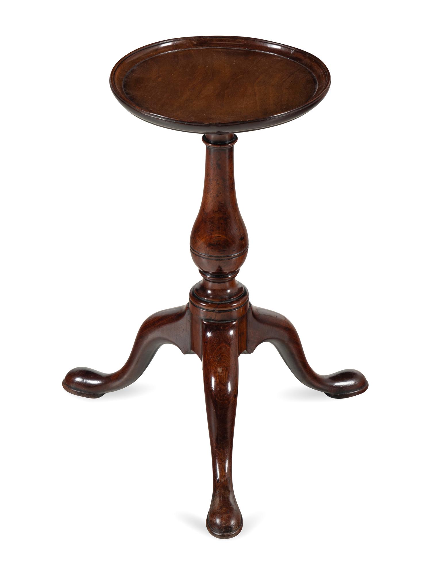 A George III Mahogany Candle Stand