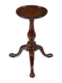A George III Mahogany Candle Stand
