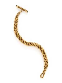 TIFFANY & CO., SCHLUMBERGER, YELLOW GOLD AND SAPPHIRE BRACELET