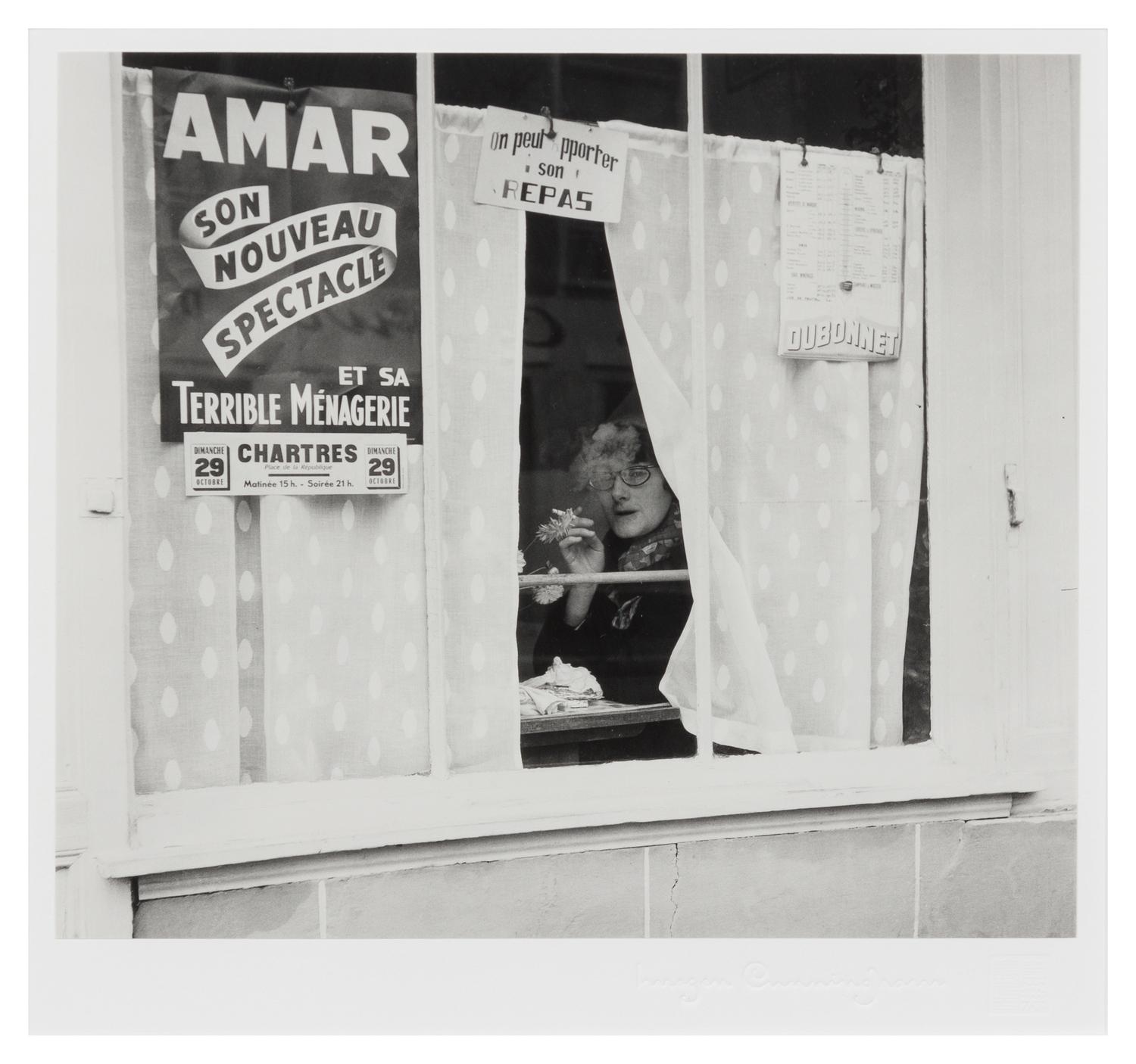 Imogen Cunningham, (American, 1883-1976), Restaurant in Chartres, 1961