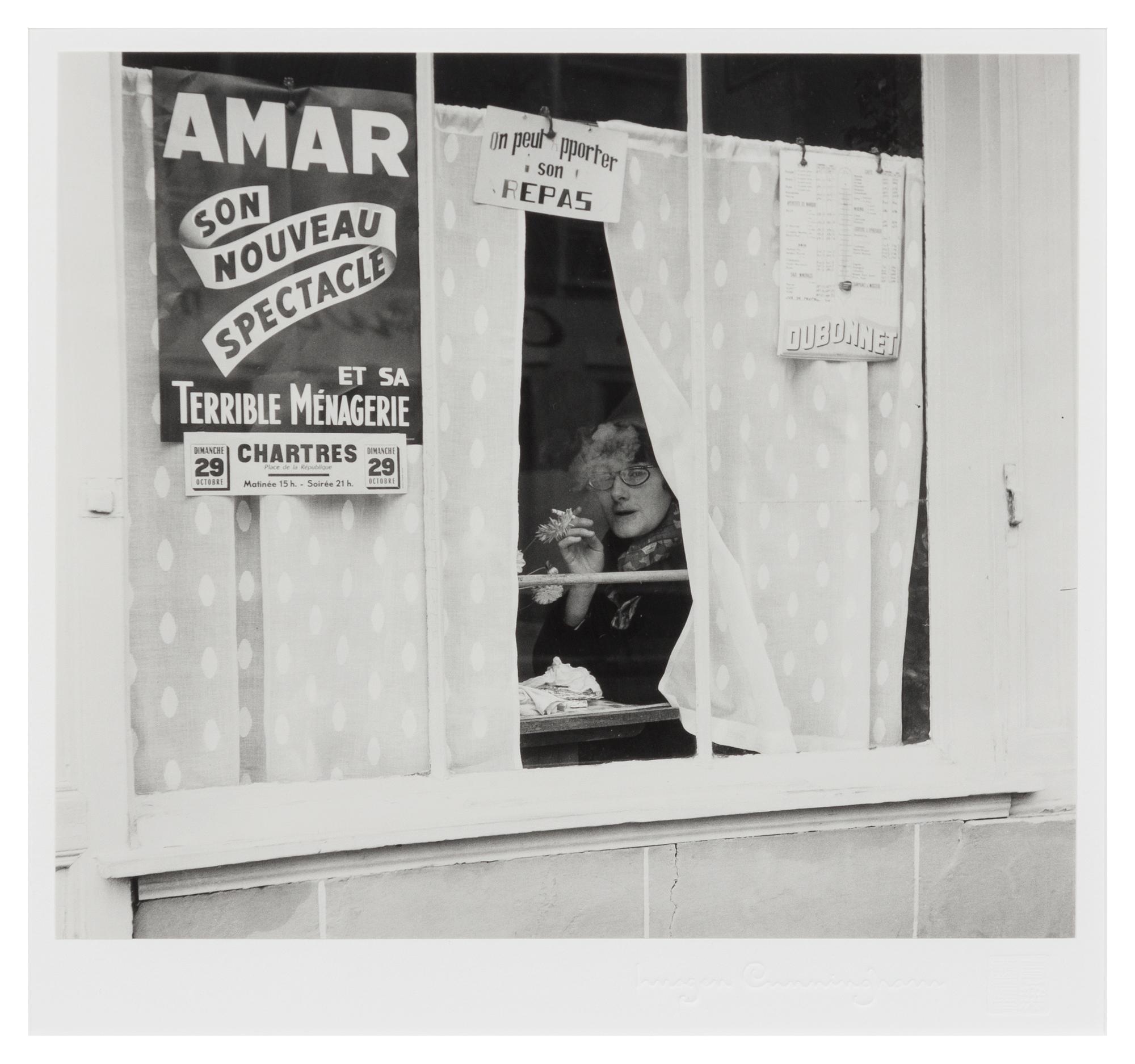 Imogen Cunningham, (American, 1883-1976), Restaurant in Chartres, 1961