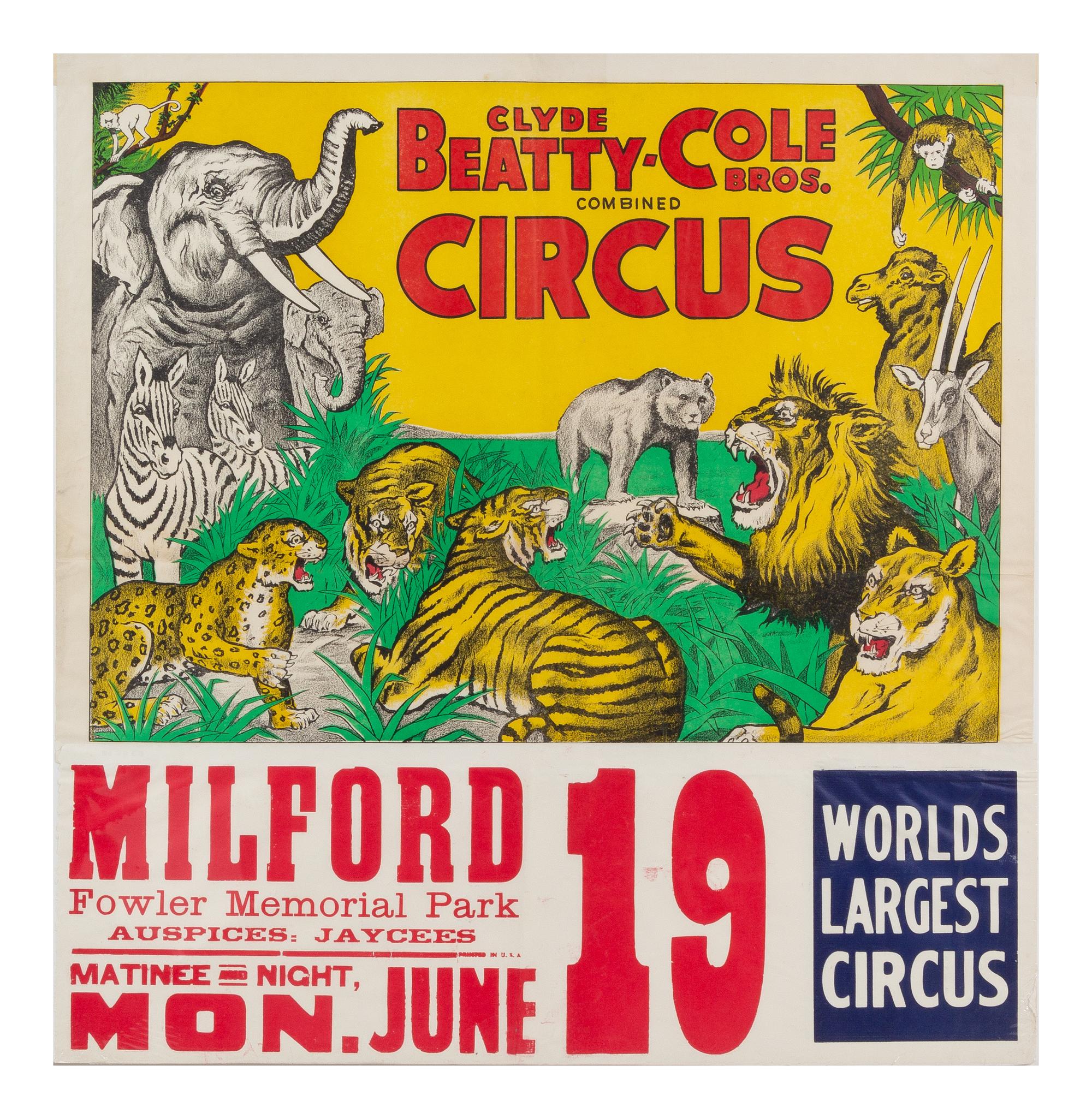 (CIRCUS) CLYDE BEATTY-COLE BROTHERS