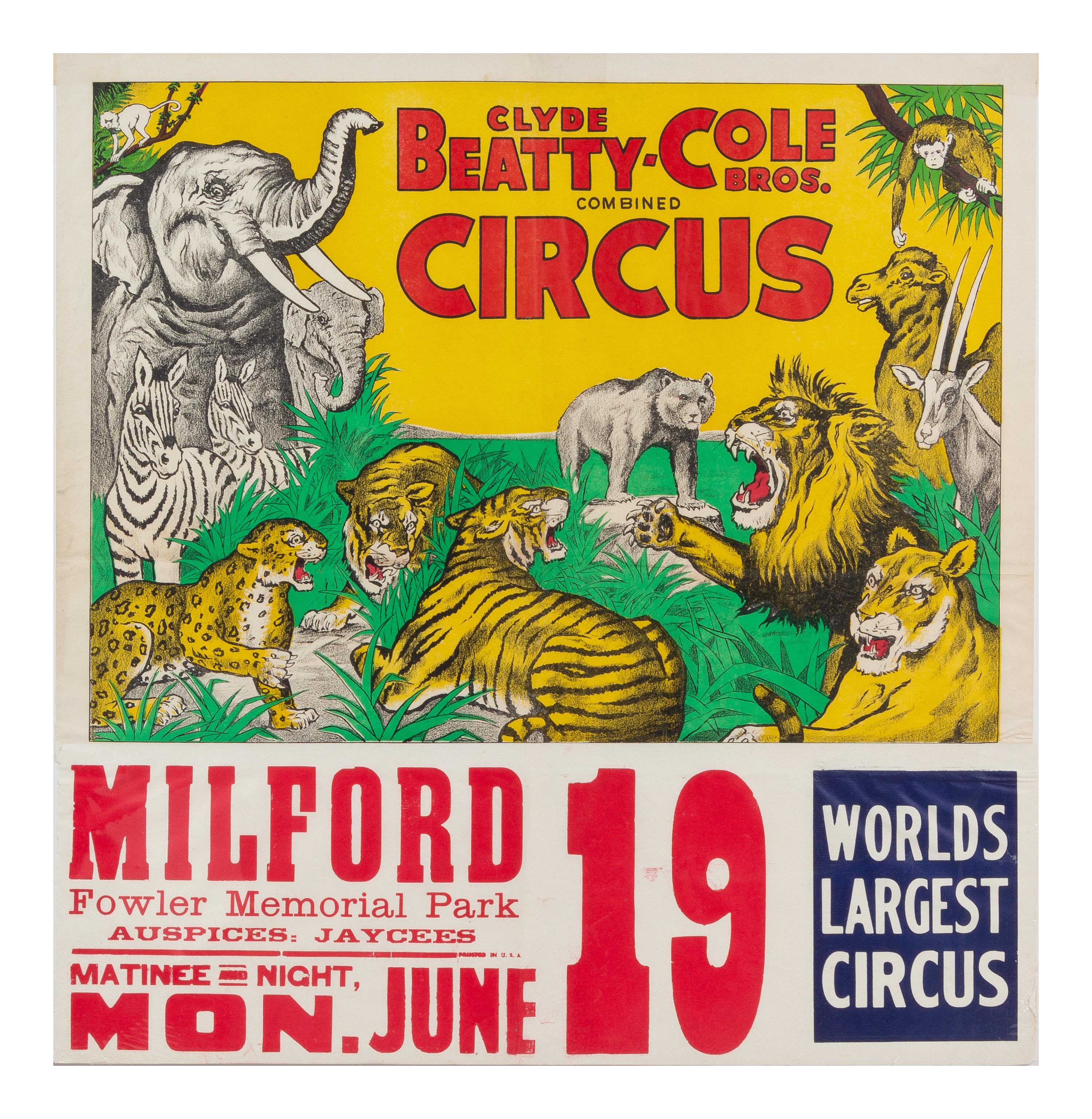 (CIRCUS) CLYDE BEATTY-COLE BROTHERS