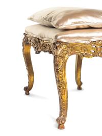A Régence Style Giltwood Tabouret