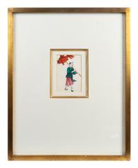 A Set of Twelve Chinese Export Pith Paintings — 19TH/20TH CENTURY
