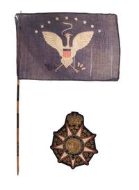 [MILITARIA] Miscellaneous American patriotic and martial ephemera.