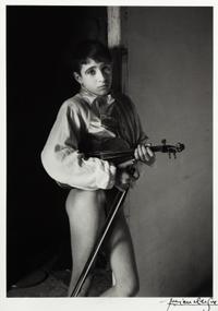 Lucien Clergue, (French, 1934-2014), Violinist, Arles, 1954
