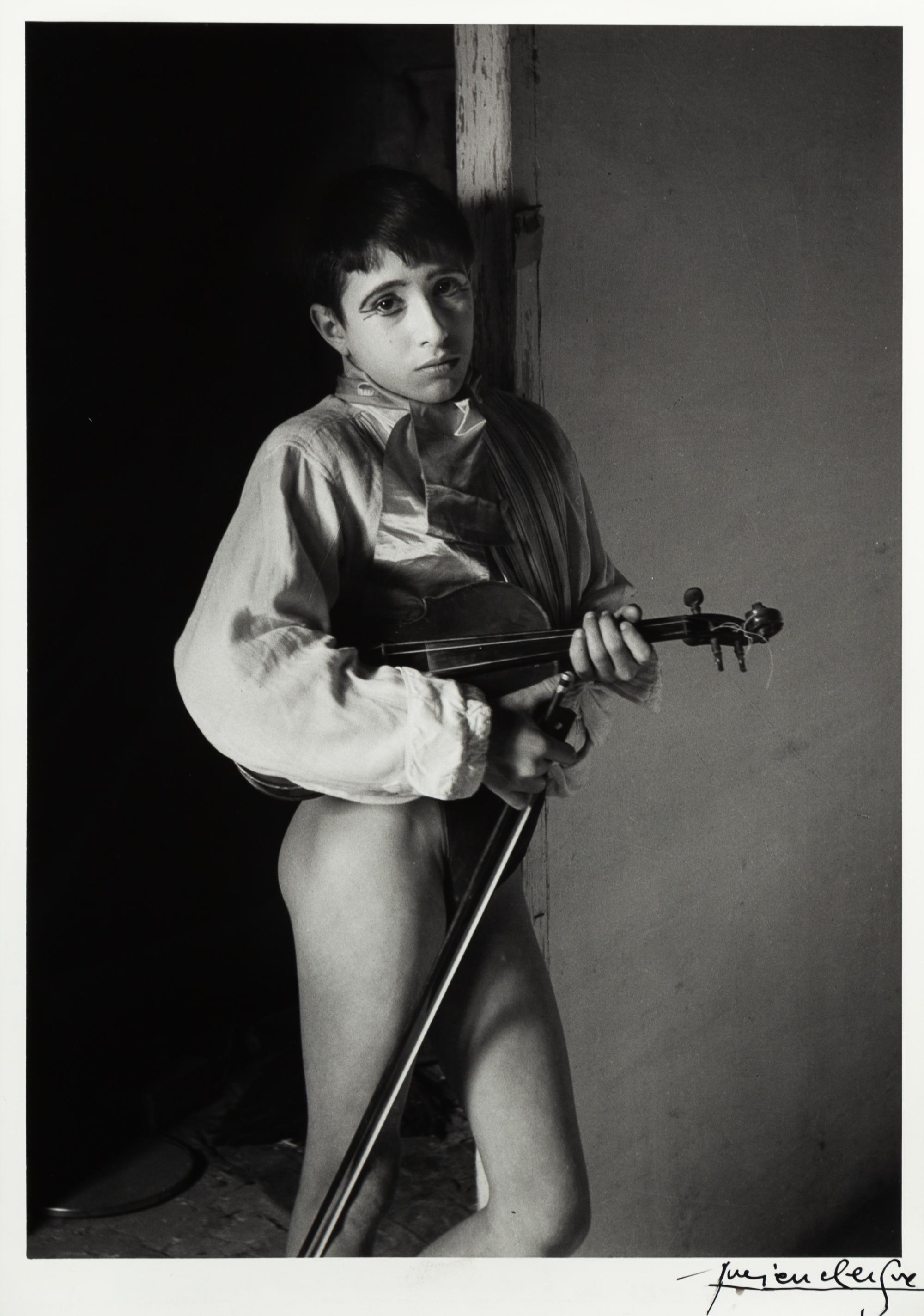 Lucien Clergue, (French, 1934-2014), Violinist, Arles, 1954