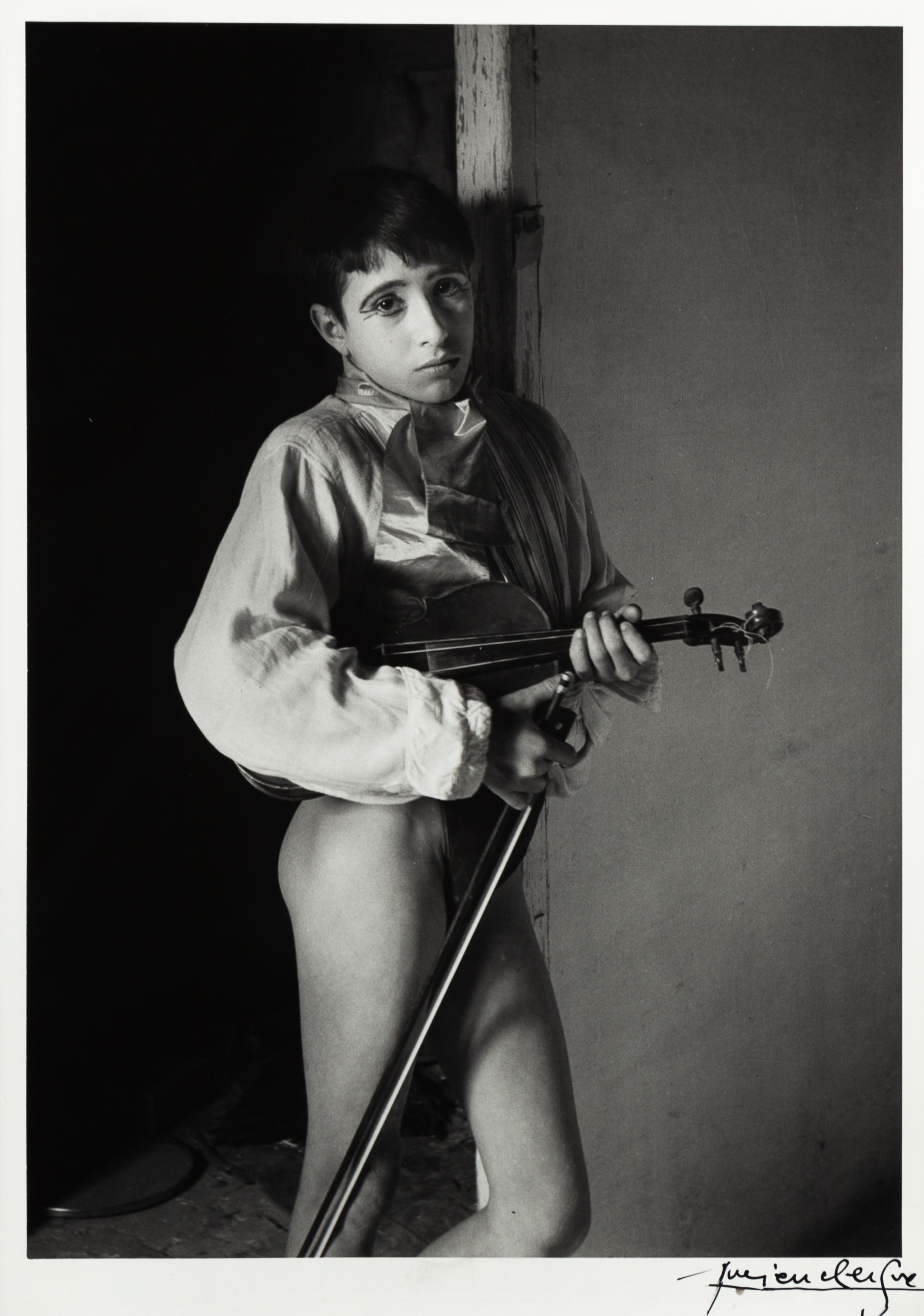 Lucien Clergue, (French, 1934-2014), Violinist, Arles, 1954
