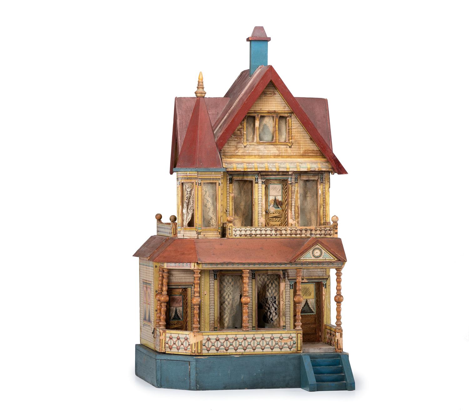 A Large R. Bliss Manufacturing Dollhouse