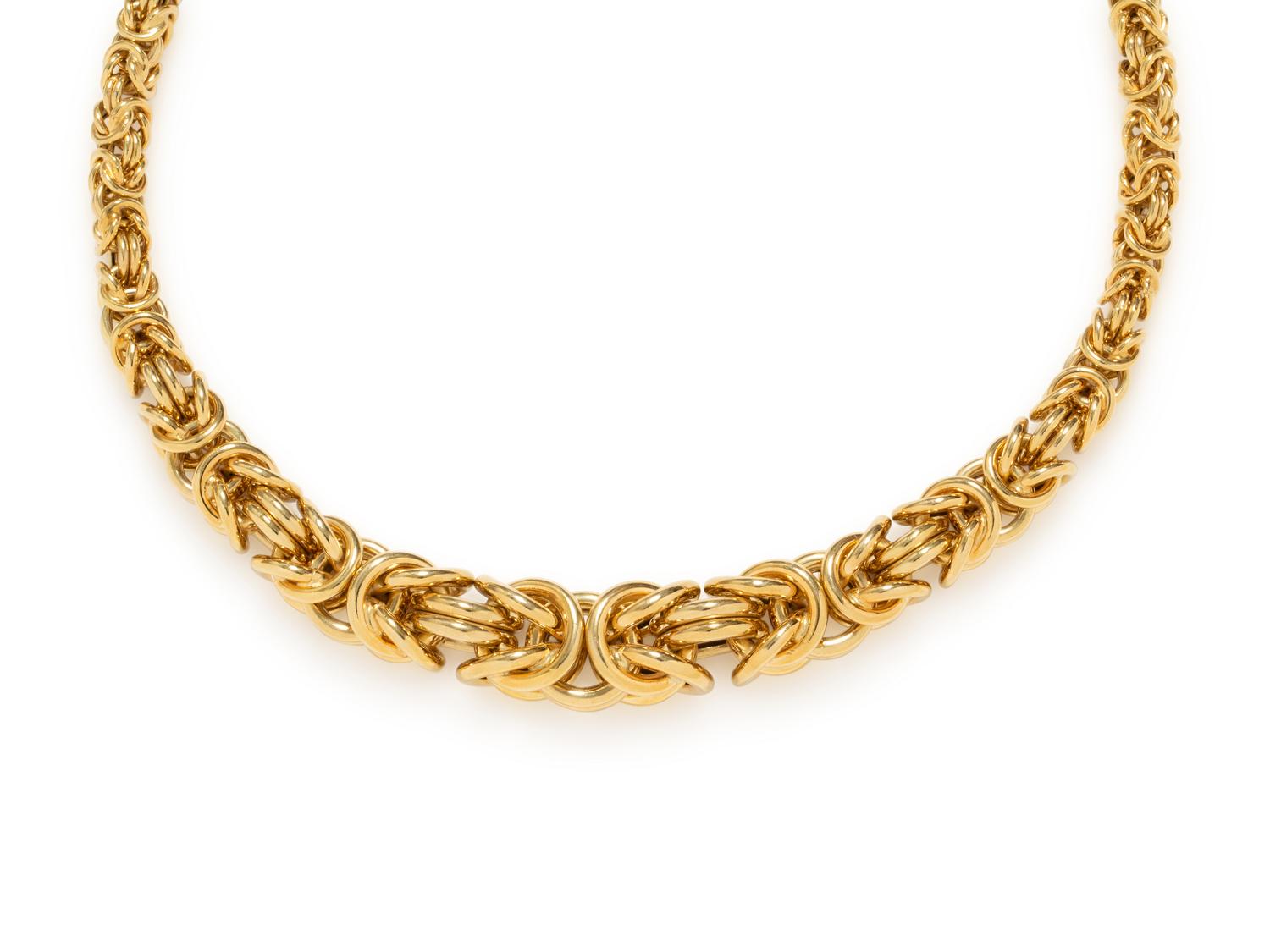 YELLOW GOLD NECKLACE