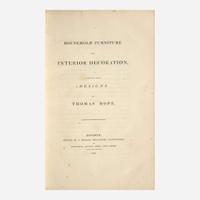 [Decorative Arts] Hope, Thomas Household Furniture and Interior Decoration...