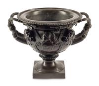 A Grand Tour Bronze Model of the Warwick Vase