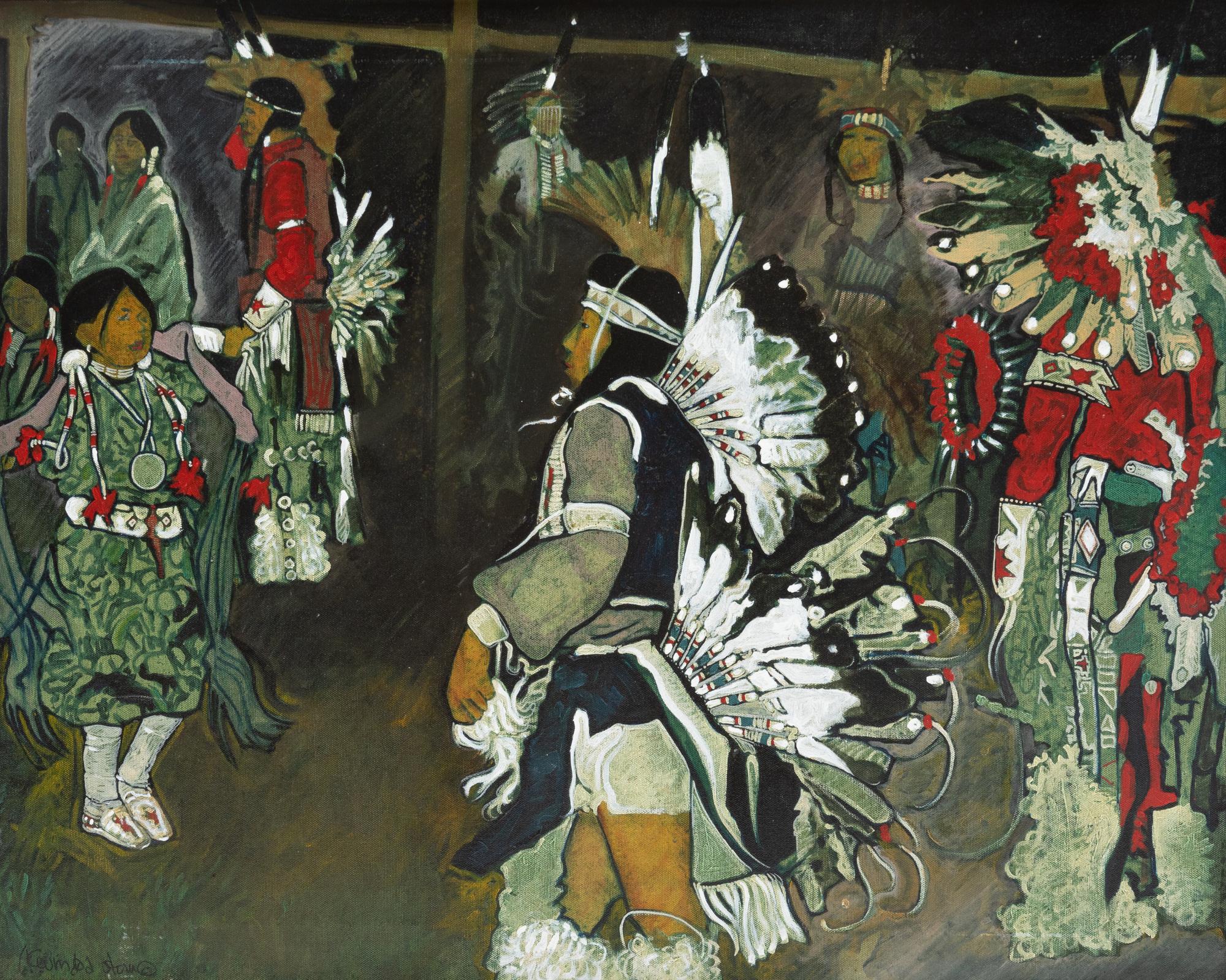 Lamedeer Montana Night Pow Wow Dancers
