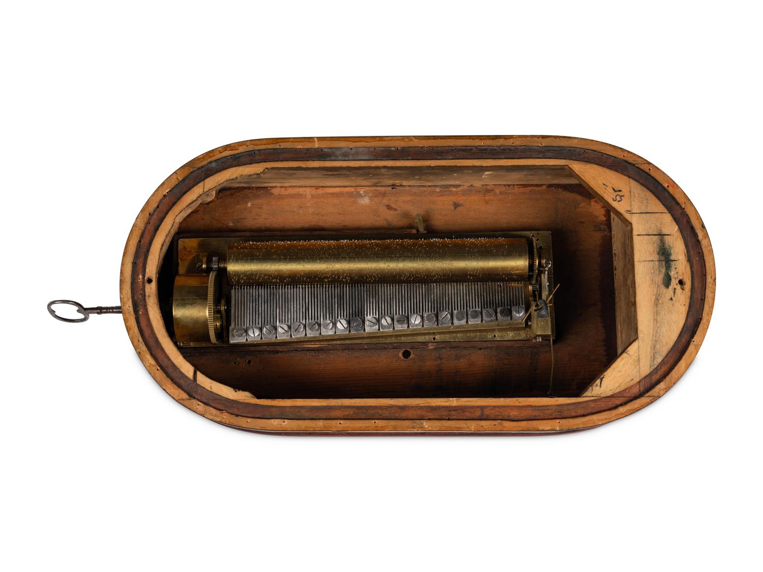 A Four-Air Sectional Comb Musical Clock Base