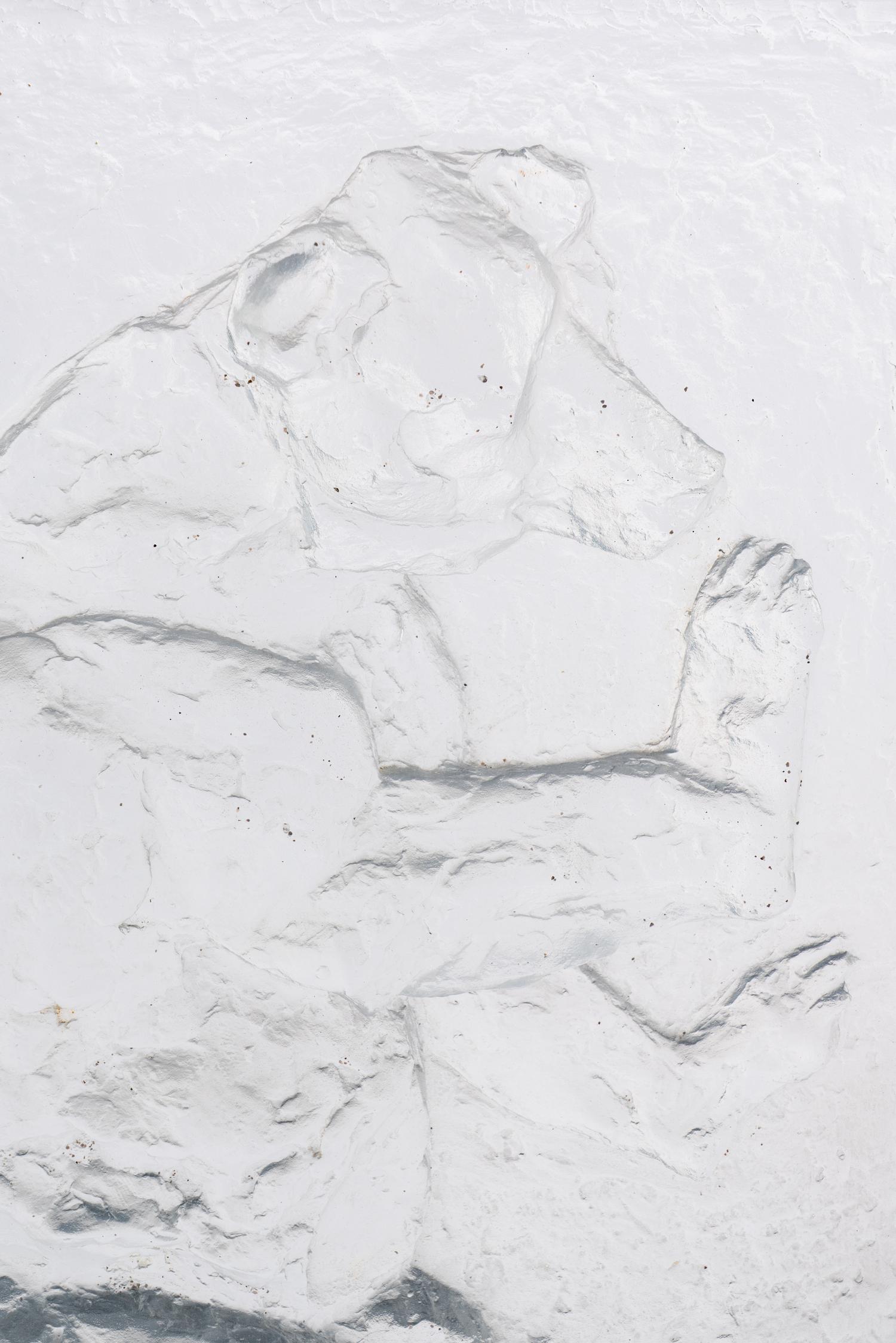 A Bernard Augst for Baccarat Glass Relief Sculpture