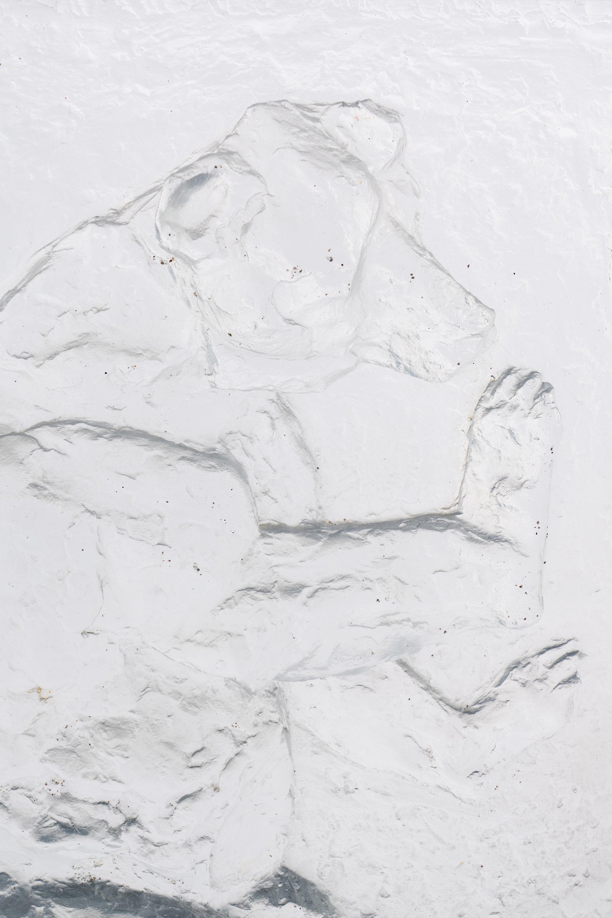 A Bernard Augst for Baccarat Glass Relief Sculpture