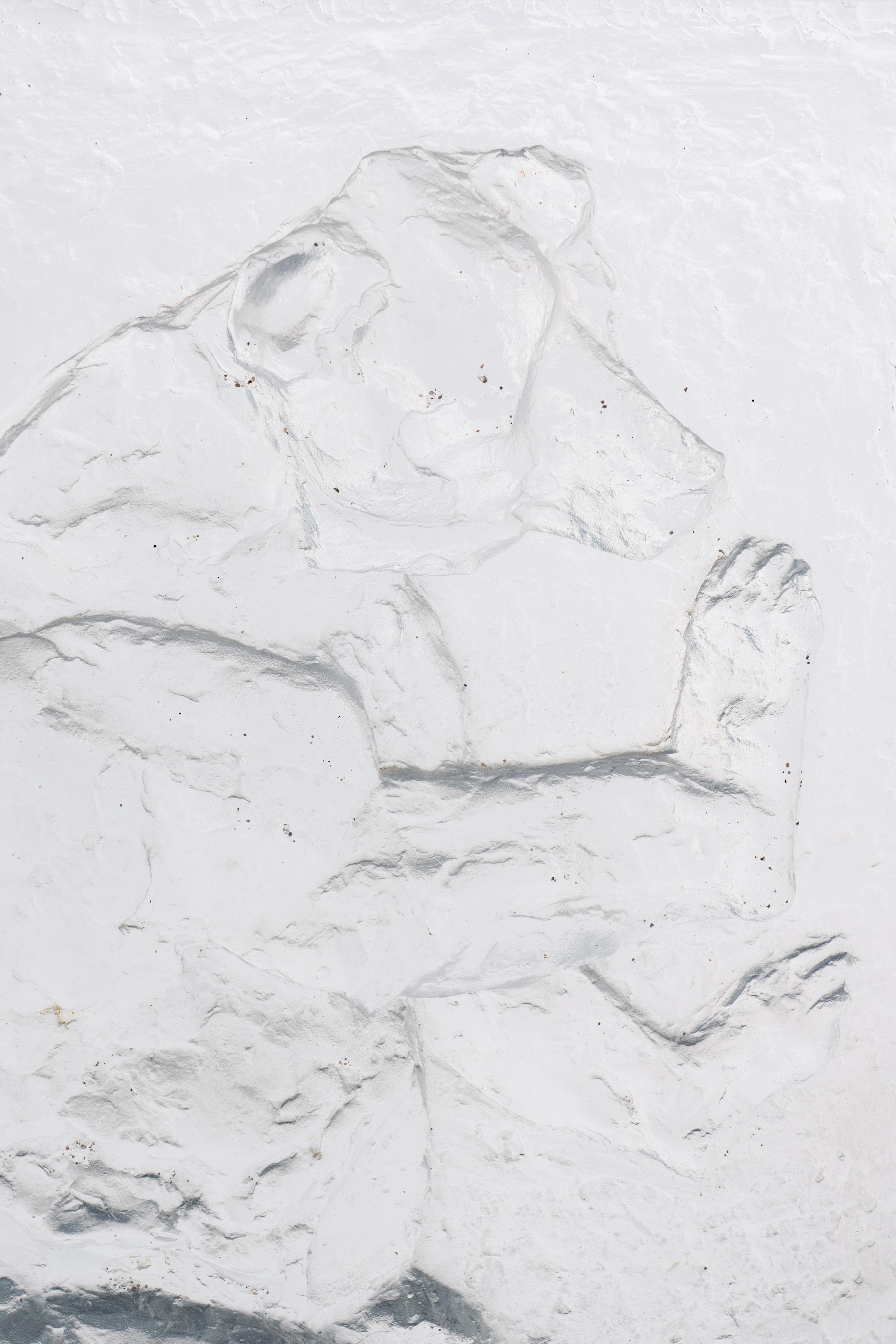 A Bernard Augst for Baccarat Glass Relief Sculpture