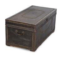 A Continental Brass-Mounted Trunk — EARLY 20TH CENTURY
